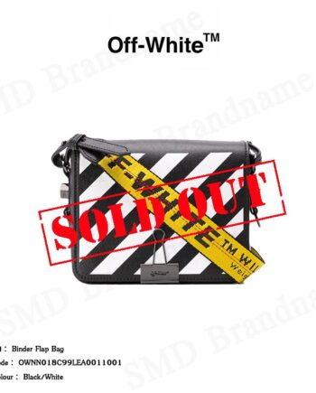 Off-White กระเป๋าสะพาย รุ่น Binder Flap Bag Code: OWNN018C99LEA0011001