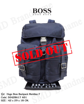 HUGO BOSS กระเป๋าเป้สะพายหลัง รุ่น Hugo Boss Backpack Meridian F Code: 50428617 401