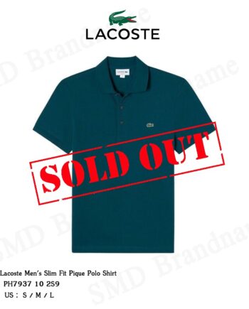 Lacoste เสื้อโปโลชาย รุ่น Lacoste Men's Slim Fit Pique Polo Shirt Code: PH7937 10 2S9
