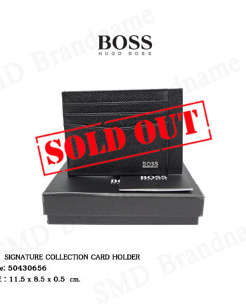 HUGO BOSS กระเป๋าใส่การ์ด รุ่น SIGNATURE COLLECTION CARD HOLDER Code: 50430656
