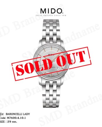 MIDO นาฬิกาข้อมือ รุ่น BARONCELLI LADY Code: M7600.4.10.1