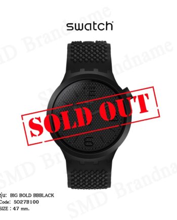 SWATCH นาฬิกาข้อมือ รุ่น BIG BOLD BBBLACK Code: SO27B100