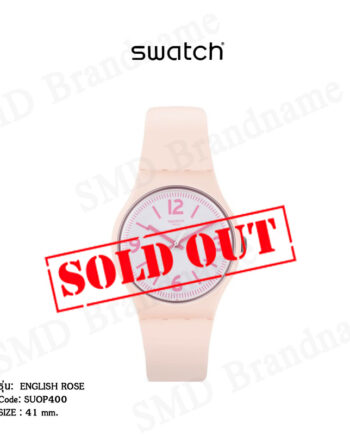 SWATCH นาฬิกาข้อมือ รุ่น  ENGLISH ROSE Code: SUOP400