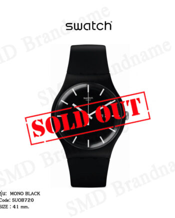 SWATCH นาฬิกาข้อมือ รุ่น MONO BLACK Code: SUOB720