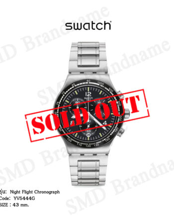 SWATCH นาฬิกาข้อมือ รุ่น Night Flight Chronograph Code: YVS444G