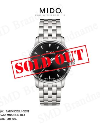 MIDO นาฬิกาข้อมือผู้ชาย รุ่น BARONCELLI GENT  Code: M8600.4.18.1