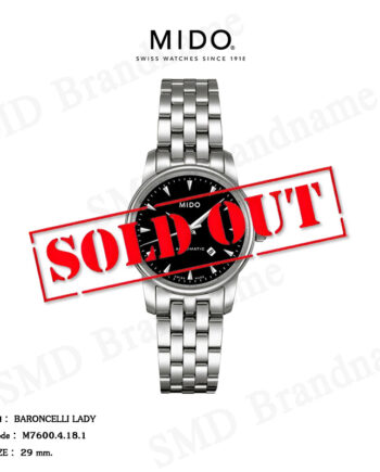 MIDO นาฬิกาข้อมือผู้หญิง รุ่น BARONCELLI LADY  Code: M7600.4.18.1