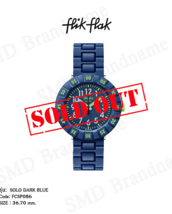 Flik Flak นาฬิกาข้อมือ รุ่น SOLO DARK BLUE Code: FCSP086