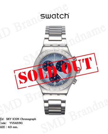 SWATCH นาฬิกาข้อมือ รุ่น SKY ICON Chronograph Code: YVS459G