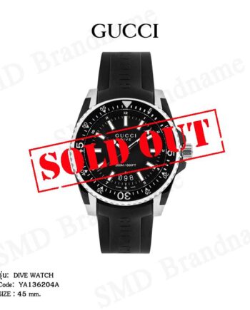 GUCCI นาฬิกาข้อมือ รุ่น DIVE WATCH Code: YA136204A