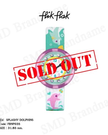 Flik Flak นาฬิกาข้อมือ รุ่น SPLASHY DOLPHINS Code: FBNP035