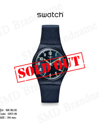 SWATCH นาฬิกาข้อมือ รุ่น SIR BLUE Code: GN718