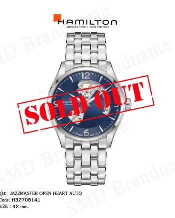 Hamilton นาฬิกาข้อมือ รุ่น  JAZZMASTER OPEN HEART AUTO Code: H32705141