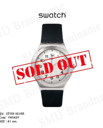 SWATCH นาฬิกาข้อมือ รุ่น CÔTES SILVER Code: YWS437