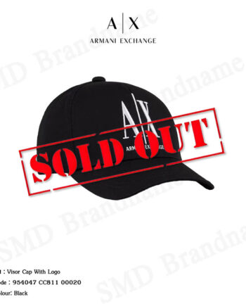 Armani Exchange หมวกแก็ป รุ่น Visor Cap With Logo Code: 954047 CC811 00020