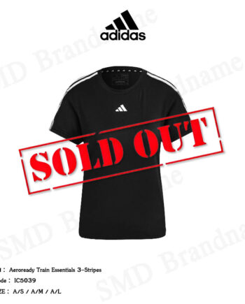 Adidas เสื้อยืดคอกลม รุ่น Aeroready Train Essentials 3-Stripes Code: IC5039