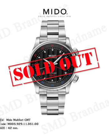 MIDO นาฬิกาข้อมือ รุ่น  Mido Multifort GMT Code: M005.929.11.051.00