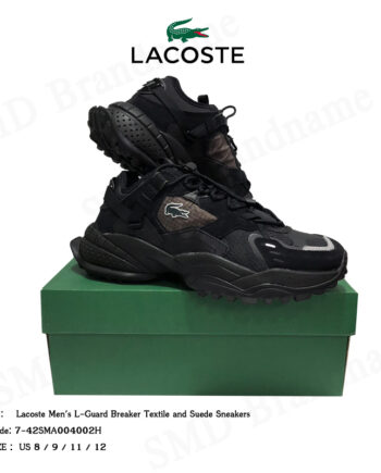 Lacoste รองเท้าผ้าใบ รุ่น Lacoste Men's L-Guard Breaker Textile and Suede Sneakers Code: 7-42SMA004002H