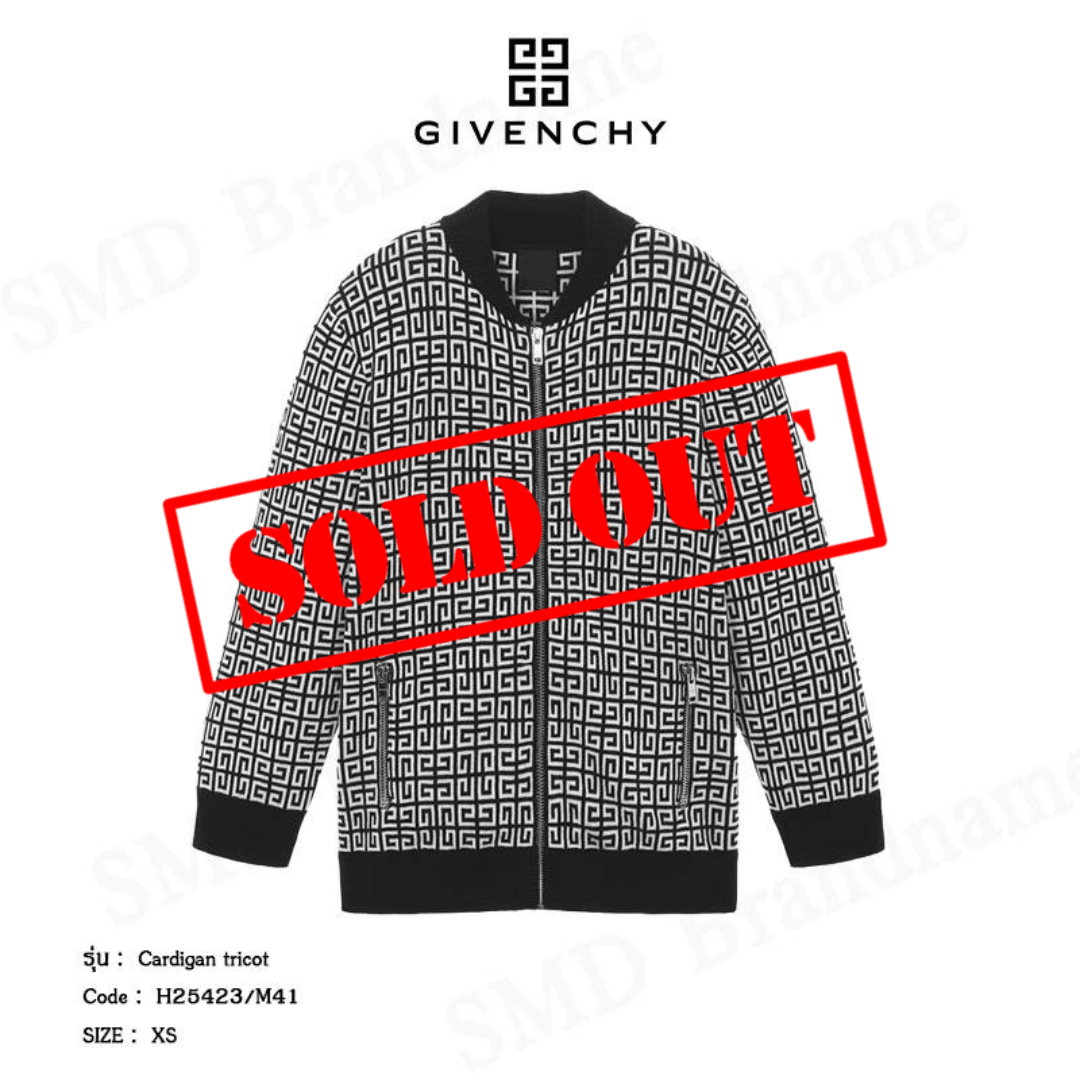 Givenchy เสื้อคาร์ดิแกนผู้หญิง รุ่น Cardigan tricot Code: H25423/M41 ...