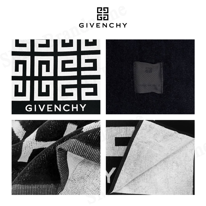 Givenchy ผ้าเช็ดตัว รุ่น Logo-Print Beach Towel Code: H20072/M41 - SMD ...
