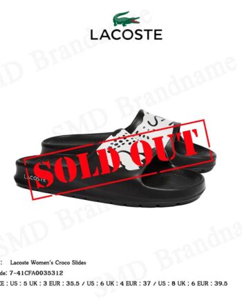 Lacoste รองเท้าแตะ รุ่น Lacoste Women's Croco Slides Code: 7-41CFA0035312