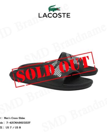 Lacoste รองเท้าแตะ รุ่น Men's Croco Slides Code: 7-42CMA002322F