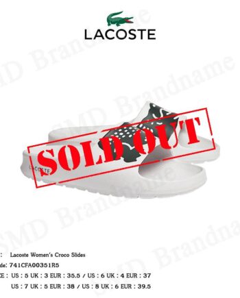 Lacoste รองเท้าแตะ รุ่น Lacoste Women's Croco Slides Code: 741CFA00351R5