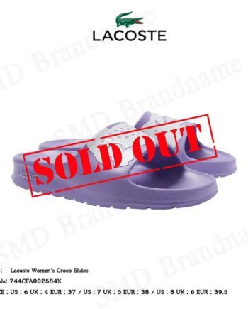 Lacoste รองเท้าแตะ รุ่น Lacoste Women's Croco Slides Code: 744CFA002584X