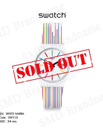 SWATCH นาฬิกาข้อมือ รุ่น WHITE SAMBA Code: GW712
