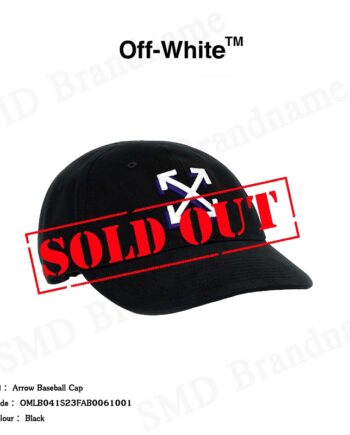 Off-White หมวก รุ่น Arrow Baseball Cap Code: OMLB041S23FAB0061001