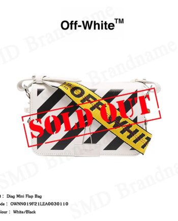 Off-White กระเป๋าสะพาย รุ่น Diag Mini Flap Bag Code: OWNN019F21LEA0030110