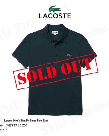 Lacoste เสื้อโปโลชาย รุ่น Lacoste Men’s Slim Fit Pique Polo Shirt Code: PH7937 10 Z3T