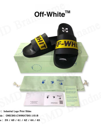 Off-White รองเท้าแตะ รุ่น Industrial pool slider Code: OMIC001C99MAT0011018