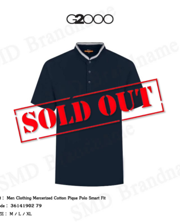G2000 เสื้อโปโลผู้ชาย รุ่น Men Clothing Mercerized Cotton Pique Polo Smart Fit Code: 36141902 79