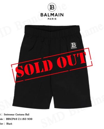 Balmain กางเกงว่ายน้ำ รุ่น logo swim shorts Code: BSCP69 Z1183 930