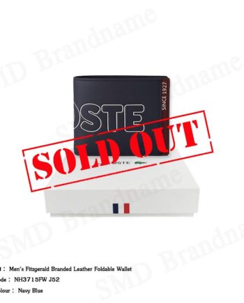 Lacoste กระเป๋าสตางค์ รุ่น Men's Fitzgerald Branded Leather Foldable Wallet Code: NH3715FW J52