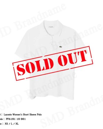 Lacoste เสื้อโปโลหญิง รุ่น Lacoste Women's Short Sleeve Polo Code: PF6181 10 001