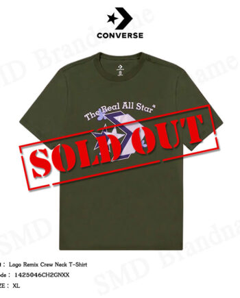 Converse เสื้อยืดคอกลม รุ่น Logo Remix Crew Neck T-Shirt Code: 1425046CH2GNXX