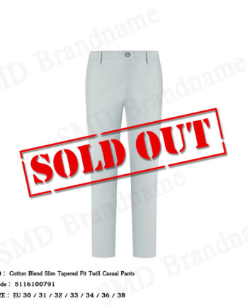 G2000 กางเกงสแล็คผู้ชาย ขายาว ทำงาน รุ่น Cotton Blend Slim Tapered Fit Twill Casual Pants Code: 5116100791