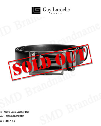 Guy Laroche เข็มขัด รุ่น Men's Logo Leather Belt Code: BB54002W3BB