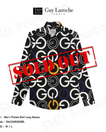 Guy Laroche เสื้อเชิ้ตแขนยาวผู้ชาย รุ่น Men's Printed Shirt Long Sleeves Code: DAC5203S2BL