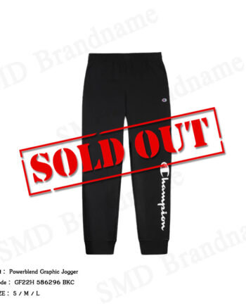 Champion กางเกงลำลองผู้ชาย รุ่น Powerblend Graphic Jogger Code: GF22H 586296 BKC