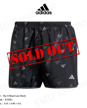 Adidas กางเกงขาสั้น รุ่น Run It Brand Love Shorts Code: IL7221