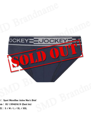 Jockey กางเกงชั้นในผู้ชาย รุ่น Sport Microfiber Active Men's Brief Code: KU 19942419 (Dark Iris)