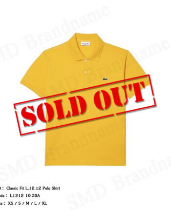 Lacoste เสื้อโปโลชาย รุ่น Classic Fit L.12.12 Polo Shirt Code: L1212 10 Z0A