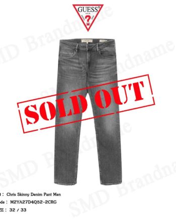 GUESS กางเกงยีนส์ขายาว รุ่น Chris skinny denim pant Men Code: M2YA27D4Q52-2CRG