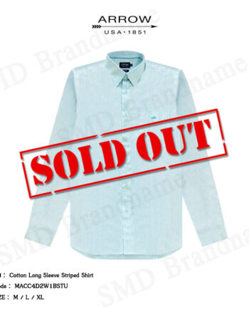 Arrow เสื้อเชิ้ตแขนยาว รุ่น Cotton Long Sleeve Striped Shirt Code: MACC4D2W1BSTU