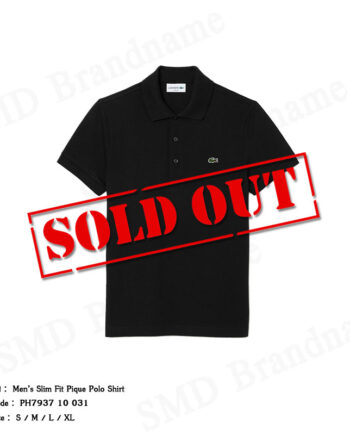 Lacoste เสื้อโปโลชาย รุ่น Men’s Slim Fit Pique Polo Shirt Code: PH7937 10 031