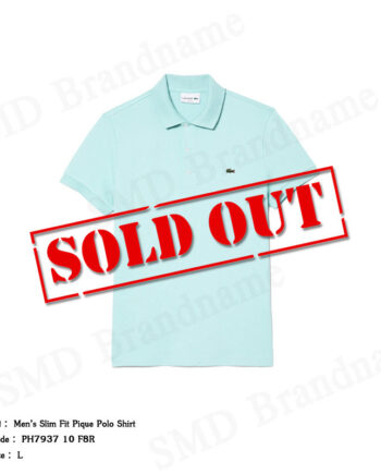 Lacoste เสื้อโปโลชาย รุ่น Men’s Slim Fit Pique Polo Shirt Code: PH7937 10 F8R