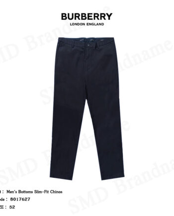 Burberry กางเกงขายาว รุ่น Men's Bottoms Slim-Fit Chinos Code: 8017627